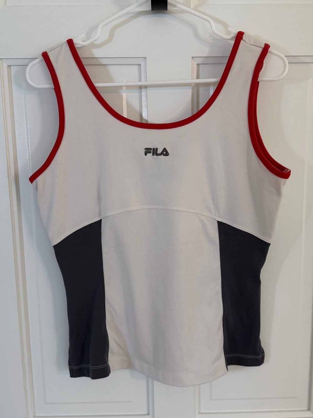 Vintage FILA US Open Tennis Colorblock Tank Top Size L Made in USA